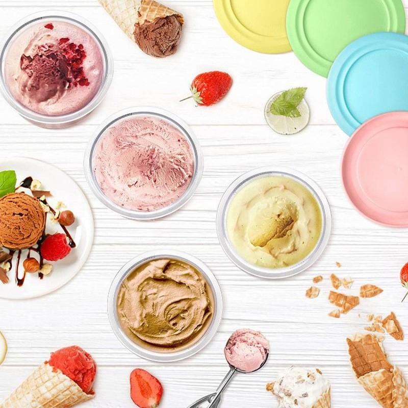 Чашка для мороженого для Ninja Creamie, чашки для мороженого, многоразовые контейнеры для хранения пинтов мороженого с уплотнением