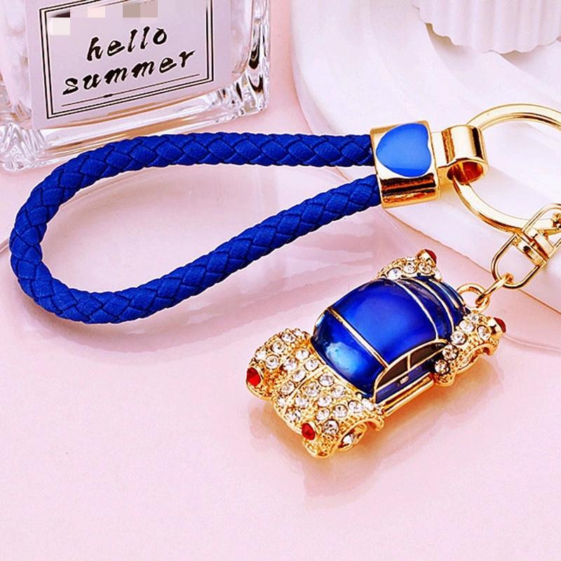 Sale Crystal Car Rhinestone 3D Metal Gift for Men Women Car Accessories Bag Charm
