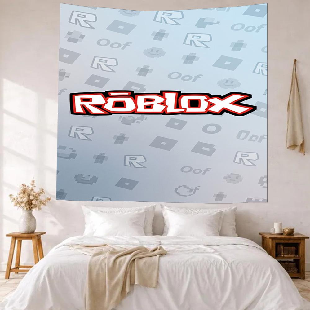 Декор для стены Roblox, Гобелен, Искусство, Для памятного подарка питомцу, На день рождения, Свадебную вечеринку, Фон, Семейный подарок