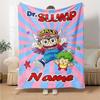 Customiz Name Personality Arale Norimaki Blanket Soft &Warm Sofa Office Bed Travel Lunch Break Blanket, Gift Suitable for All Seasons