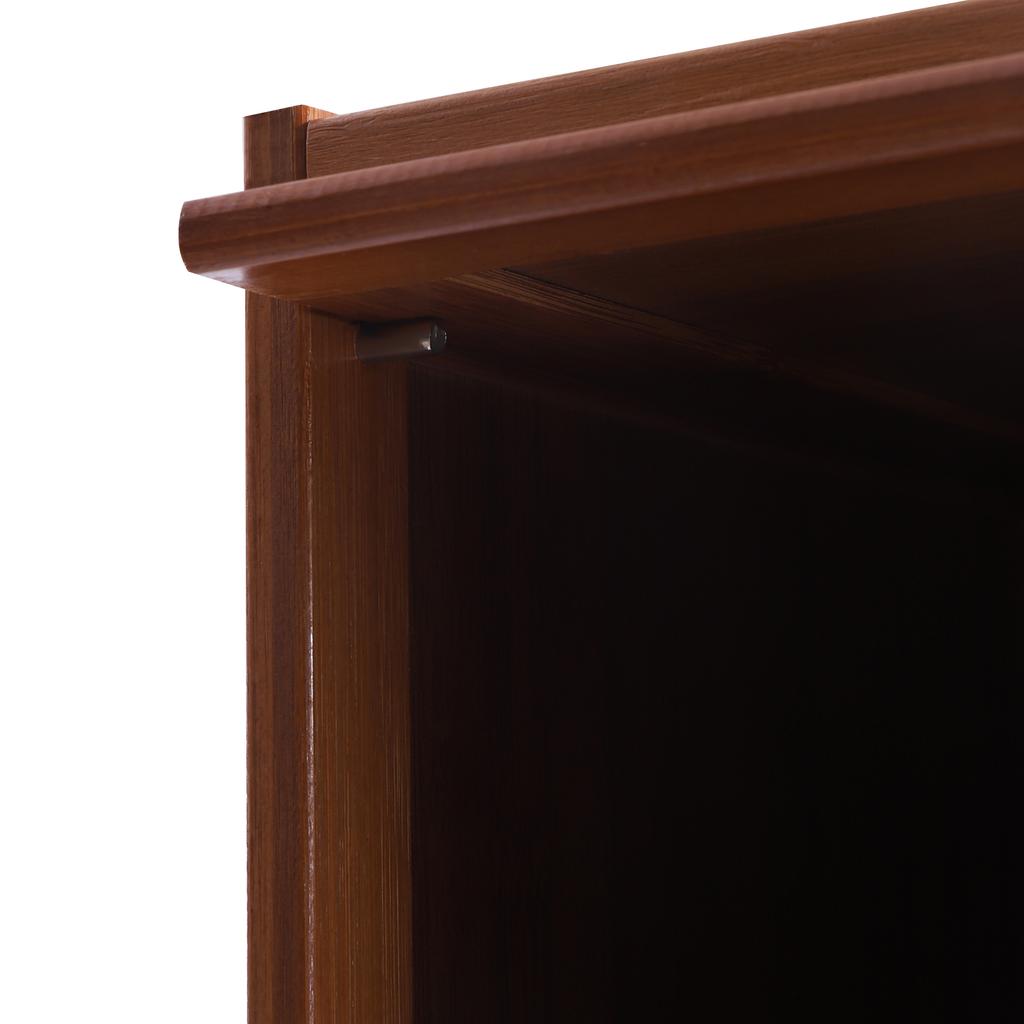 11-Tier Bamboo Shoe Cabinet Storage Organizer, Fully Enclosed Door Entryway Rack with Ventilation, for Living Room Bedroom