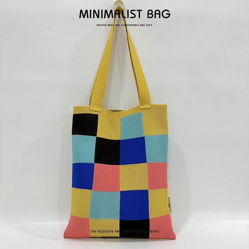 Дизайн Любовь Вязаная Сумка Через Плечо Сумка Большая Сумка Большой Емкости