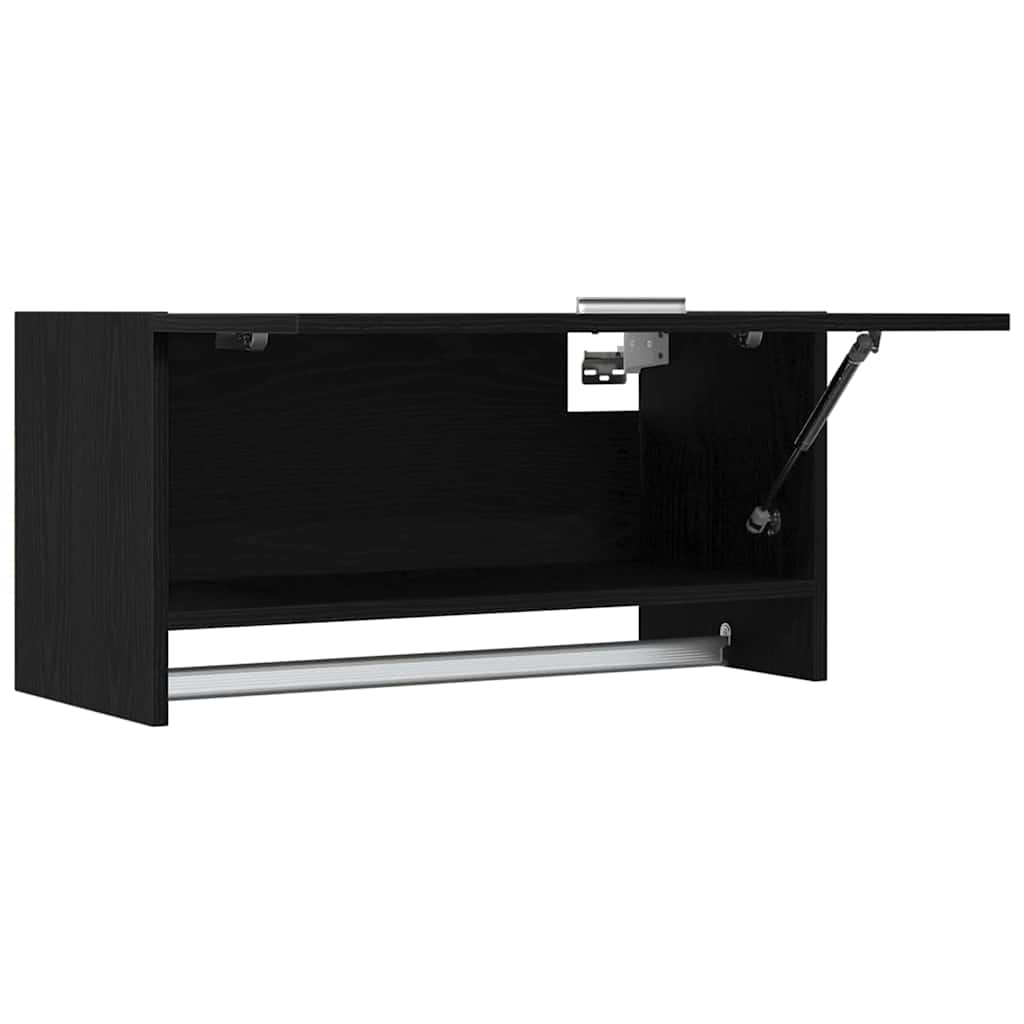 Wardrobe Black Oak Look 70 x 32.5 x 35 cm