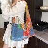 2025 Spring and Summer New Retro Double-sided Vest Bag, Simia Style Shoulder Bag, Large-capacity Shopping Bag, Tote Bag.