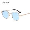 Frame UV Protection Sunglasses for Men/Women Metal Sunglasses Square Sunglasses Polygon Sun Glasses