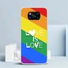 Love Is Love LGBT Rainbow Phone Case For Xiaomi Poco F7 Ultra X5 X6 X7 Pro M7 Redmi 15C 15 13C 13 12C 12 10C 10 10A 9 9C 9A 9T C