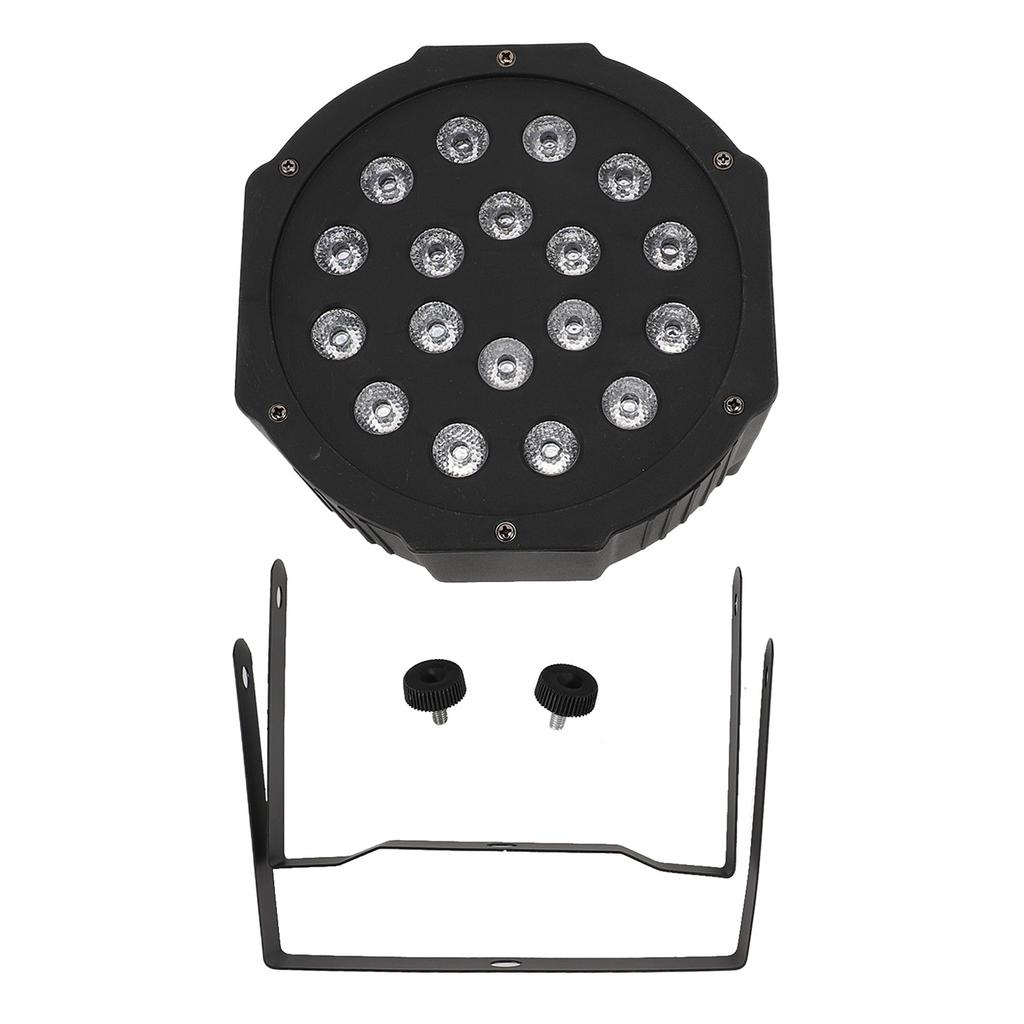 Светодиодный сценический свет 18 X 1 Вт, звуковая активация, управление DMX 512, RGB, Par Can Light для вечеринки, свадьбы, клуба