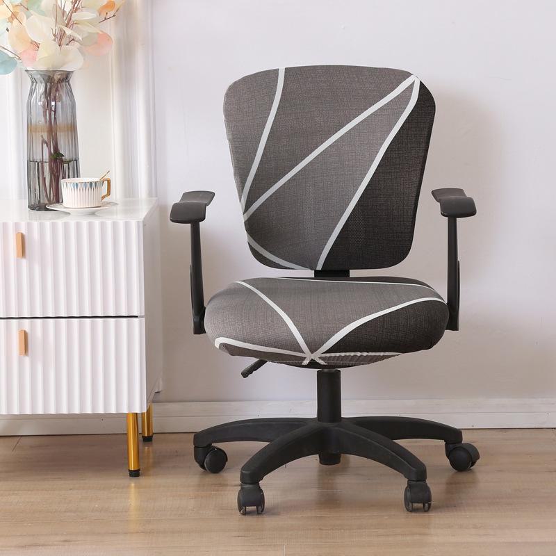 Эластичный получехол для офисного вращающегося кресла: Защита сиденья и спинки