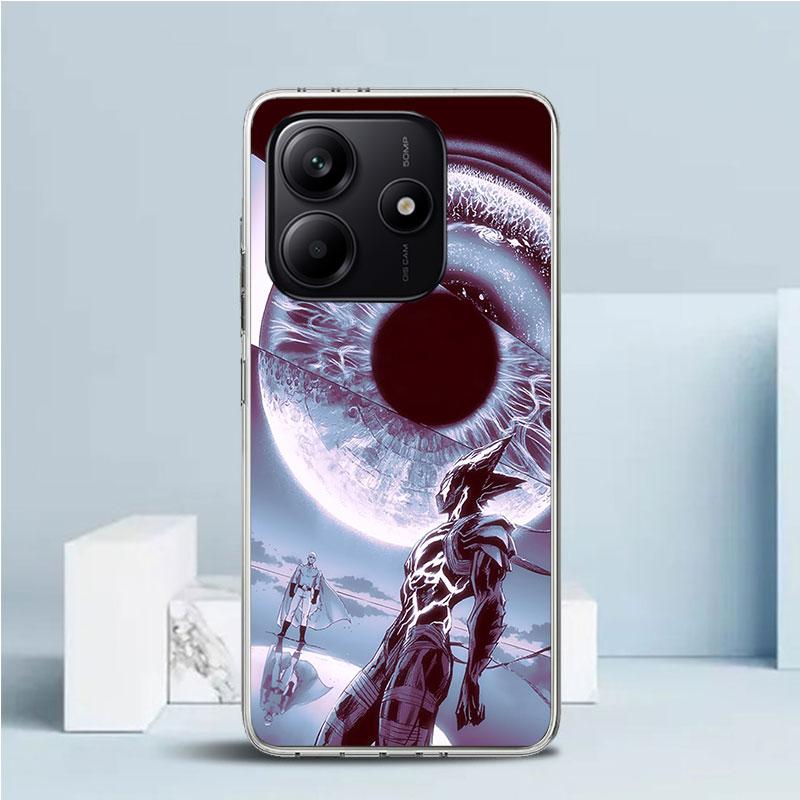 Чехол для телефона One P-Punch-Man Garou для Xiaomi Redmi Note 15 14 14S 13 12S 12 Pro Plus 11S 11 11T 11E 10S 10 + Мягкая задняя крышка из ТПУ