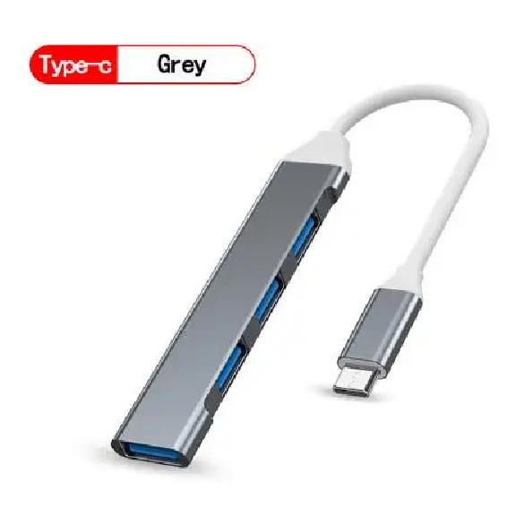 Новый USB 3.0 концентратор, 4 порта USB, высокоскоростной разветвитель Type C 5 Гбит/с для ПК, компьютерные аксессуары, многопортовый ХАБ, 4 порта USB 3.0 2.0