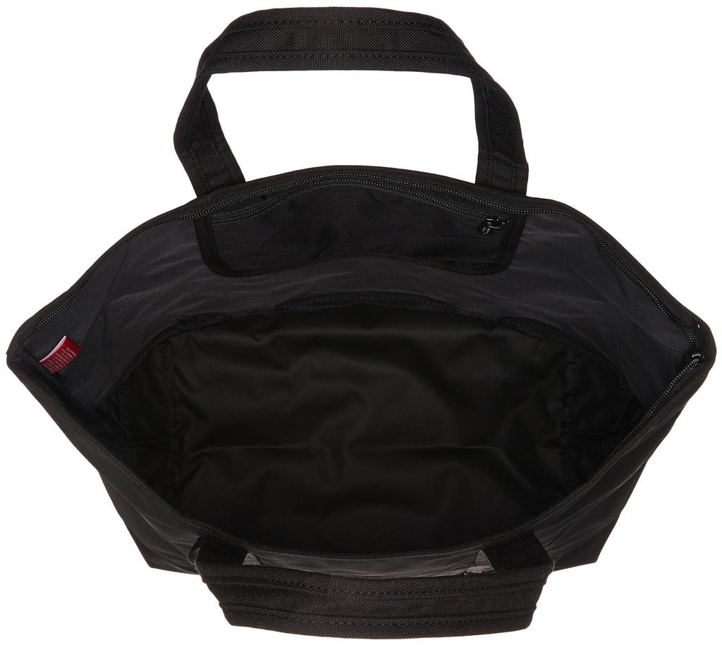 Подлинный продукт MP Logo Printed Cherry Hill Tote Bag Tote Bag MP1307ZP Black [Manhattan Portage] [Официальный] (L)