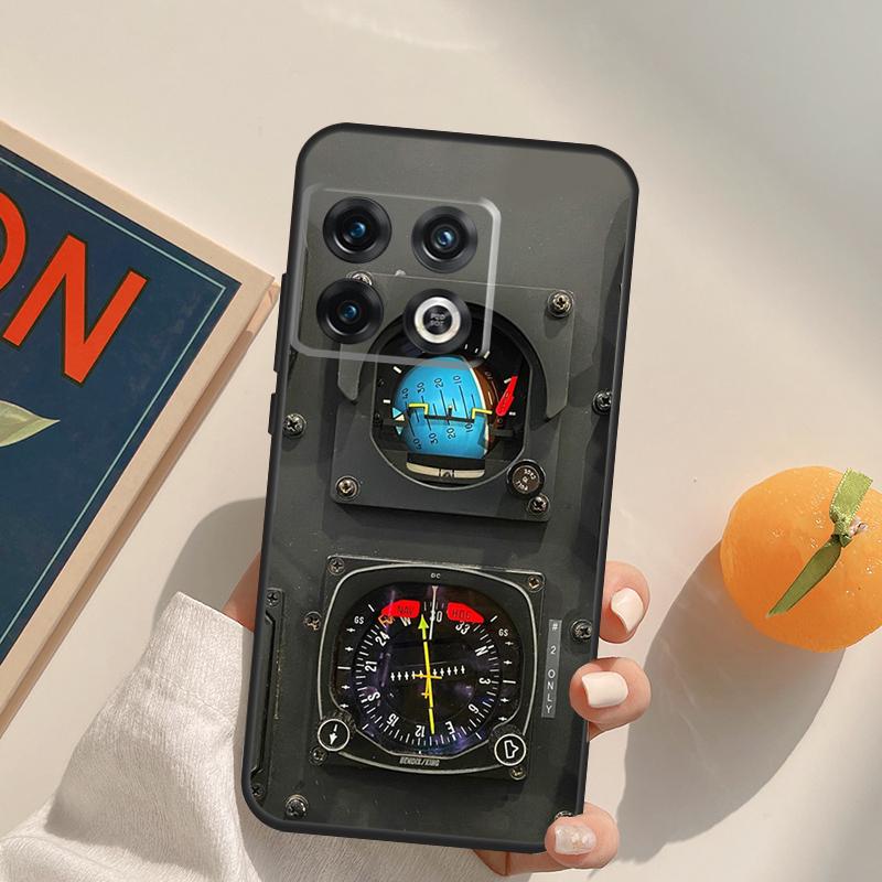 Aviation Aeroplane Pilot Cockpit Case For OnePlus 13R 12R 10R 10T 8T 11 12 13 OnePlus Nord 5 CE 2 3 4 Lite N10 N20 N30 Cover