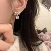 Шикарные серьги-бантики из циркония - модные легкие роскошные аксессуары для ушей 2023 года для женщин