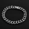 Hip Hop Retro Titanium Steel Cuban Link Chain Men's and Women's Fashion Bracelet
