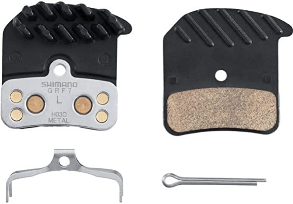 Запчасти для ремонта дисковых тормозов SHIMANO H03C, металл с ребрами, 1 пара IBPH03CMFA