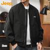 Jeep Men's Autumn/Winter Loose-Fit Bomber Jacket