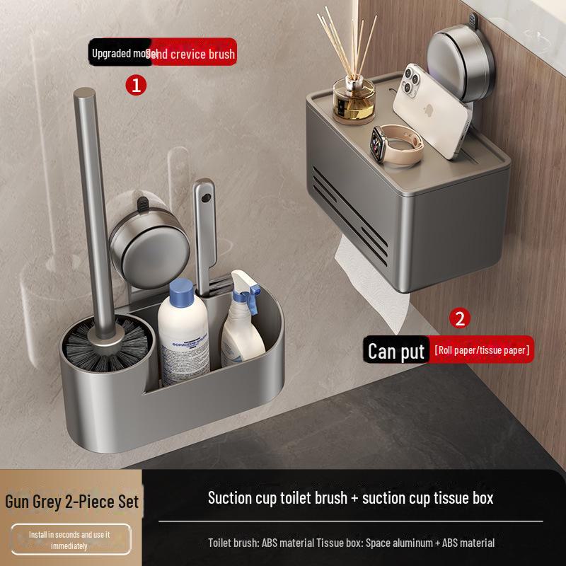 Ершик для унитаза с присоской: Без перфорации, без артефактов очистки мертвых углов