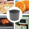 4pcs Silicone Air Fryer Liners Non Stick Muffin Cup Mold Silicone Baking Cups  Breakfast Cooking