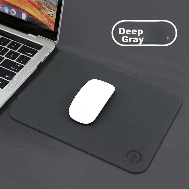 Rantopad (Rantopad) G1 Hard Leather Gaming Waterproof Mouse Pad, Business Office Computer Mouse Pad, Desktop Mat, Dark Gray