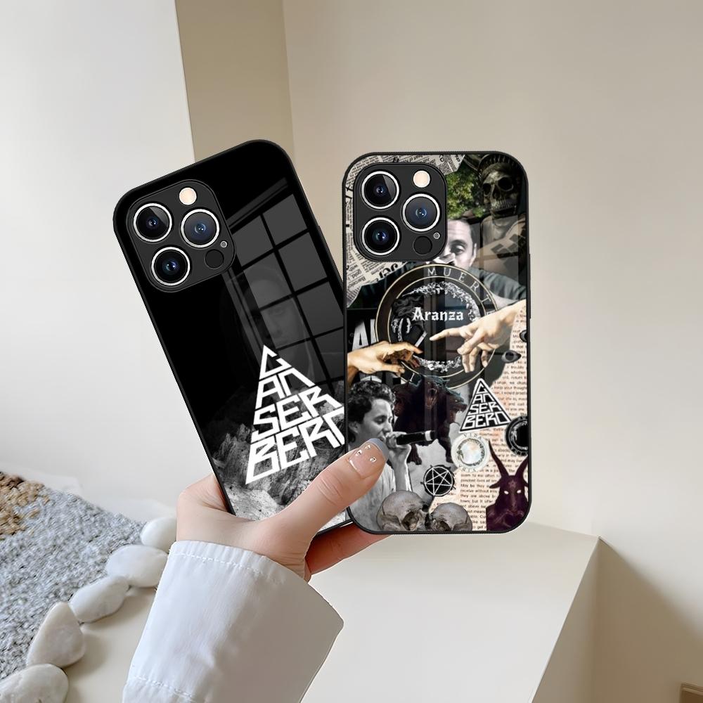 Чехол для телефона Закаленное стекло Для IPhone 13 17 15 16 14 12 11 Pro Max Plus Mini XR XS SE2020 Coque ResidenteS Canserberos