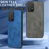 Luxury Magnetic Wireless Charge Phone Case For Samsung Galaxy A56 A55 A54 A53 A52 A52S Shockproof Matte Leather Back Cover Shell