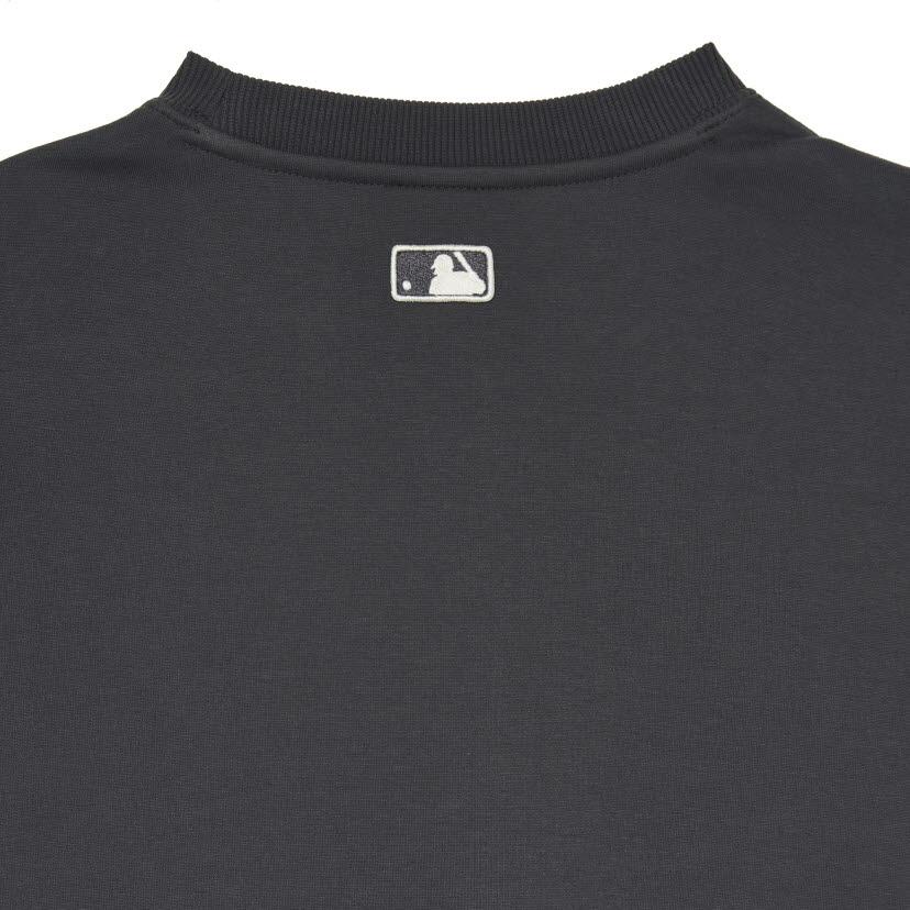 New MLB Sweatshirts Unisex Charcoal Gray 3AMTV0436-50CGS