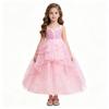 Wicked Glinda Cosplay Dress For Girls Pink Princess Evening Gown Kids Halloween Party Costume Wedding Formal Dress