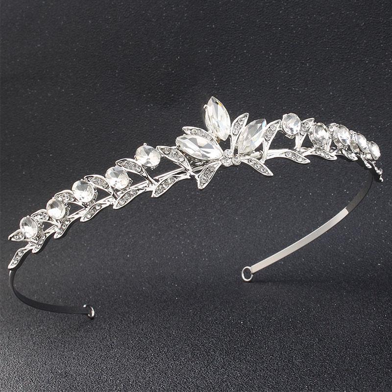 Свадебные тиары и короны Efily, роскошные хрустальные ювелирные изделия, ободки со стразами для женщин, свадебные аксессуары для волос, подарочная повязка для волос