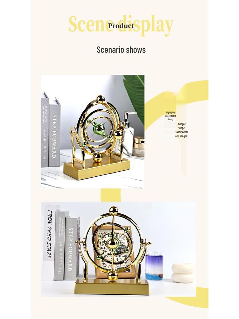 Небесный Хаотичный Орнамент: Вечный двигатель с левитирующими качелями для домашнего декора