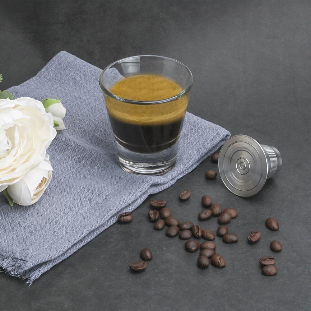 i Cafilas [HR-110] Многоразовые кофейные капсулы, многоразовый фильтр Café для кофемашины Nespresso LoR Barista Phillips Machine Crema