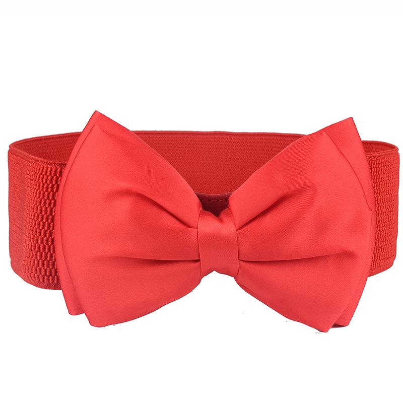 Шифоновый бант Эластичный пояс Бант Эластичный поясной ремень Пояс-корсет Женский пояс