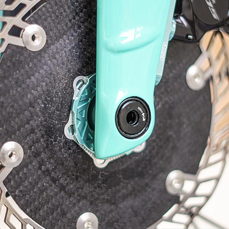 Chaser For Road Bike MTB Bike Ultra-Lightweight 12mm 6-Bolt Disc to Center Lock Conversion Bike Center Lock Disc Brake Cover