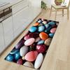1Pcs Pebble Pattern Floor Mat Modern Kitchen Polyester Rug Non-Slip Colorful Indoor Carpet, For Home Bathroom Bedroom Living Room Decor
