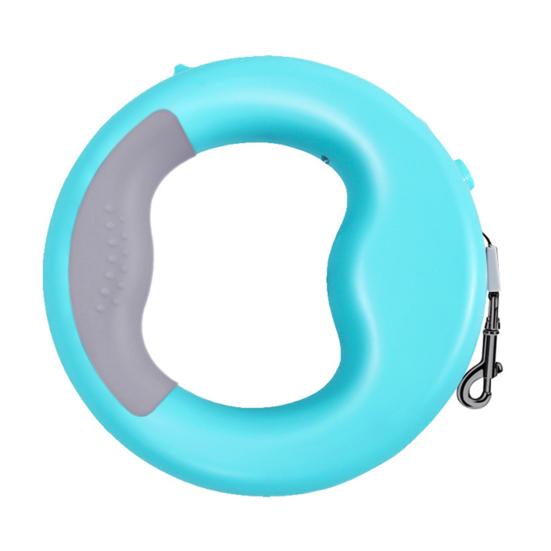 360 Degree Anti-Slip Handle Retractable Small Medium Dog Nylon Leash with LED