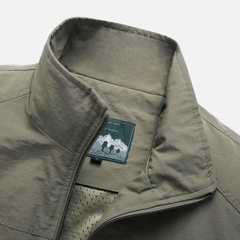 Мужской жилет, повседневный, с тонкой сетчатой ​​подкладкой, на весну и лето, для фотосъемки и рыбалки, M-7XL