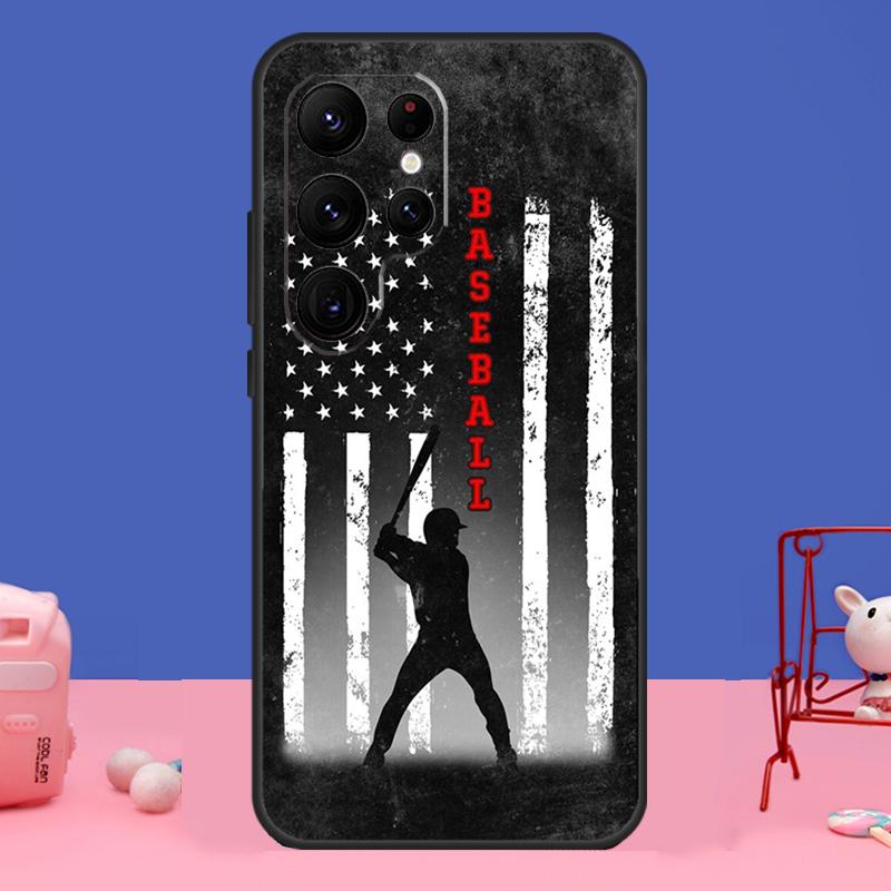 Бейсбольный чехол для Samsung Galaxy S23 S24 Ultra S21 S22 Plus Note 20 Note 10 S8 S9 S10 S20 FE Cover