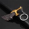 Retro God of War 4 Kratos Sword Keychain Punk Pendant Men's Jewelry Souvenir Trinket - Stylish Keyring Accessory
