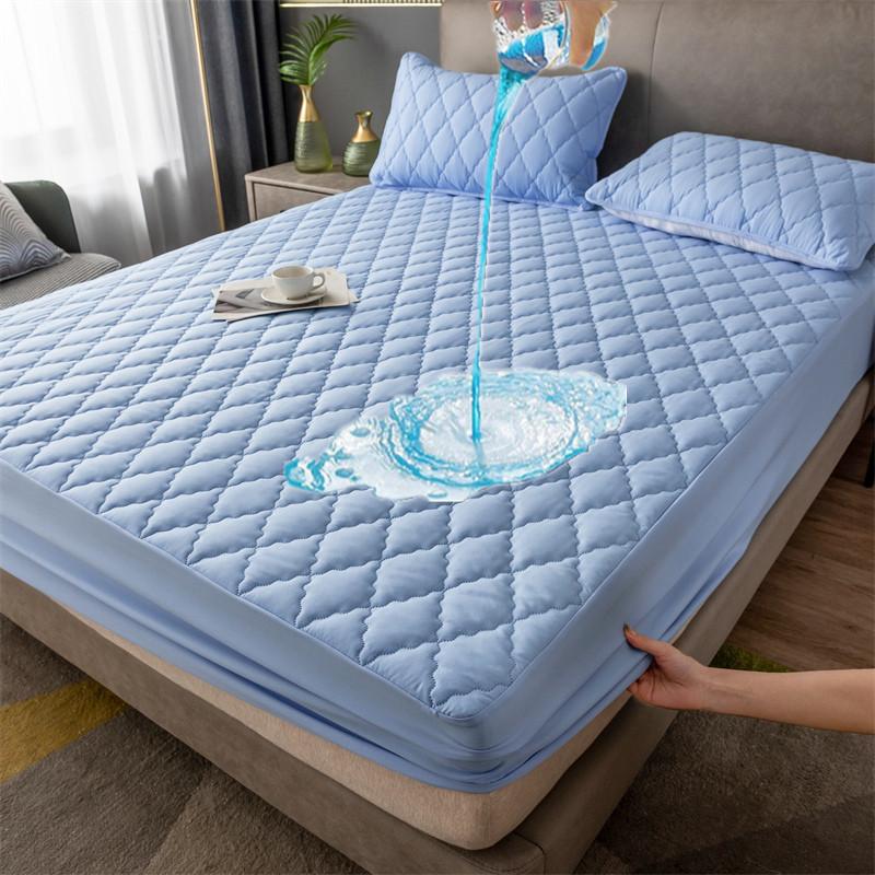 11 цветов стеганый процесс водонепроницаемый чехол для матраса Queen Size 180x200 см простыня защитный чехол для матраса для односпальной двуспальной кровати