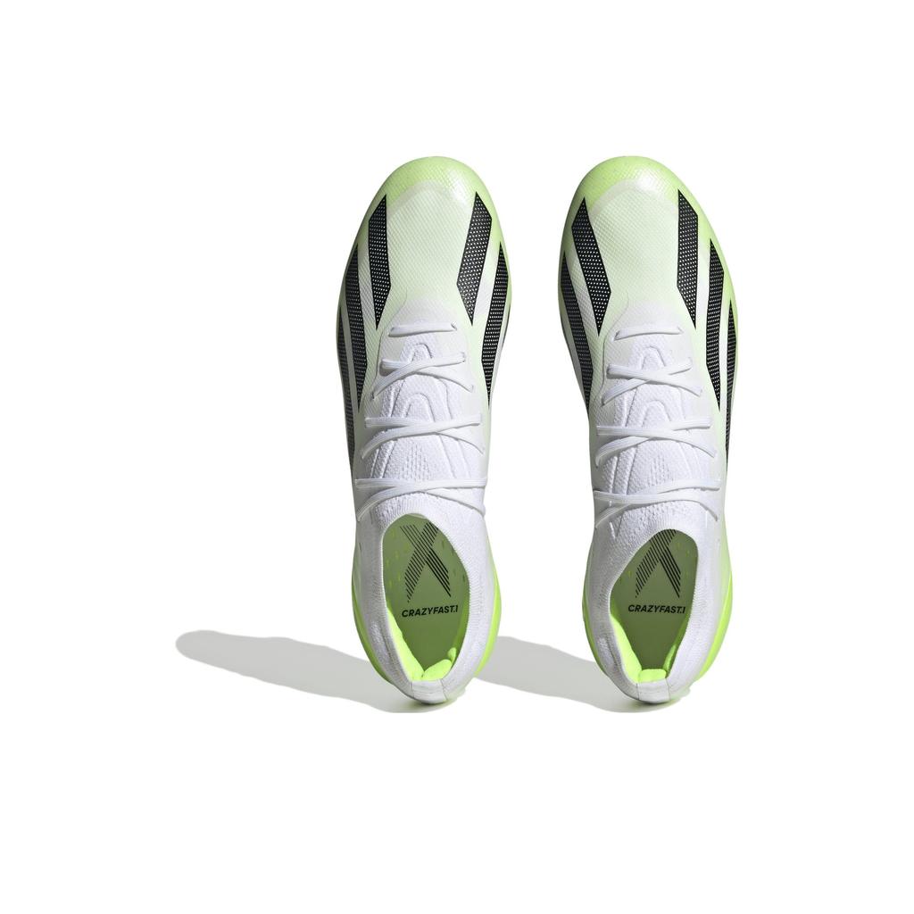 Adidas X Crazyfast.1 FG Crazyrush Pack кроссовки унисекс белые облачно-белые Core-черные HQ4516