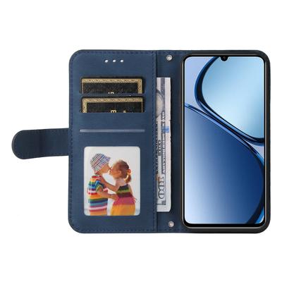 Для Realme Note 60x 4G/C63 4G/C61 4G/Note 60 Кожаные чехлы-кошельки Чехол для телефона с тактильным покрытием Подставка с ремешком