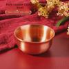 Retro Chinese Copper Tea and Wine Cup Set: Kung Fu Tea Bowl & Small Wine Cups