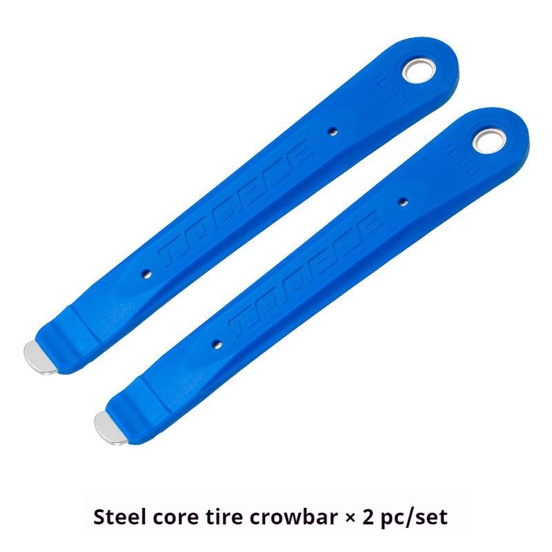 TOOPRE Bicycle Tire Lever Mountain Bike Metal Nylon Plastic Thickened Steel Core Tire Repair Tool