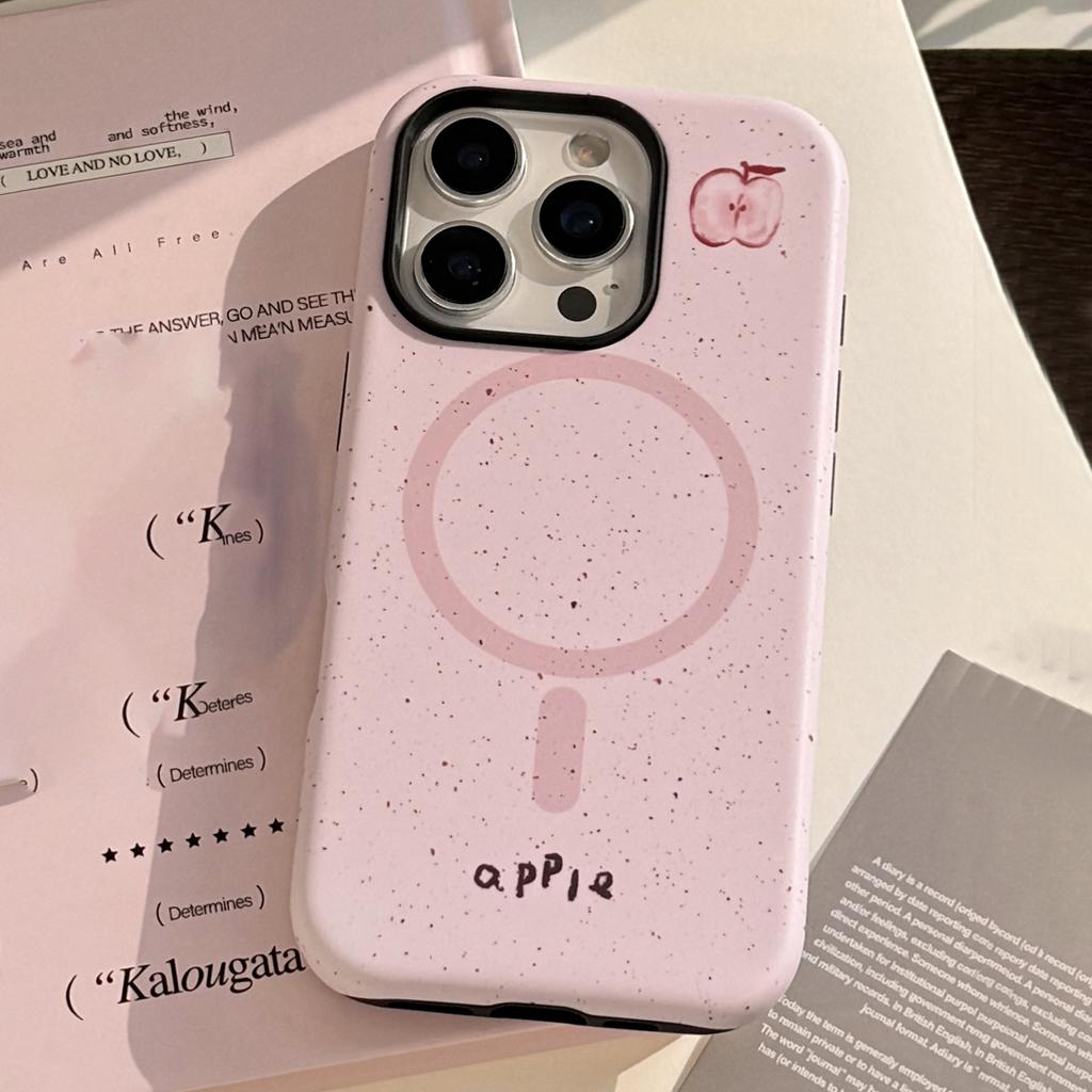 Magnetic Bracket IPhone16promax Mobile Phone Case Apple Banana Fruit 14 Suitable for 13 Film 15 Korean 11