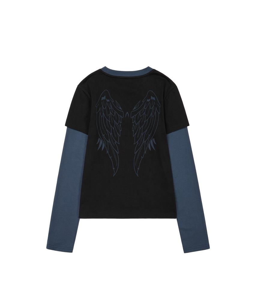 AAKAM Wings Layered Long Sleeve (Black)