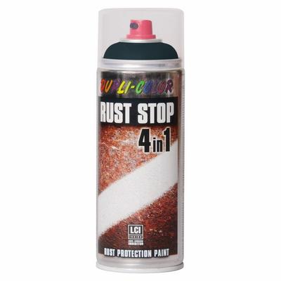 Лак-спрей Rust Stop от ржавчины 4-в-1 400 мл Ral 9005 Черный