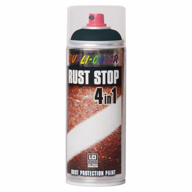 RUST STOP VARNISH Spray 4in1 400ml RAL 9005 BLACK