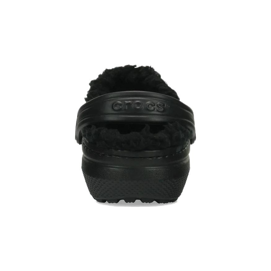 Crocs Классические утепленные клоги K Повседневные Удобные Теплые Детские тапочки Детские клоги Черные 207010-060