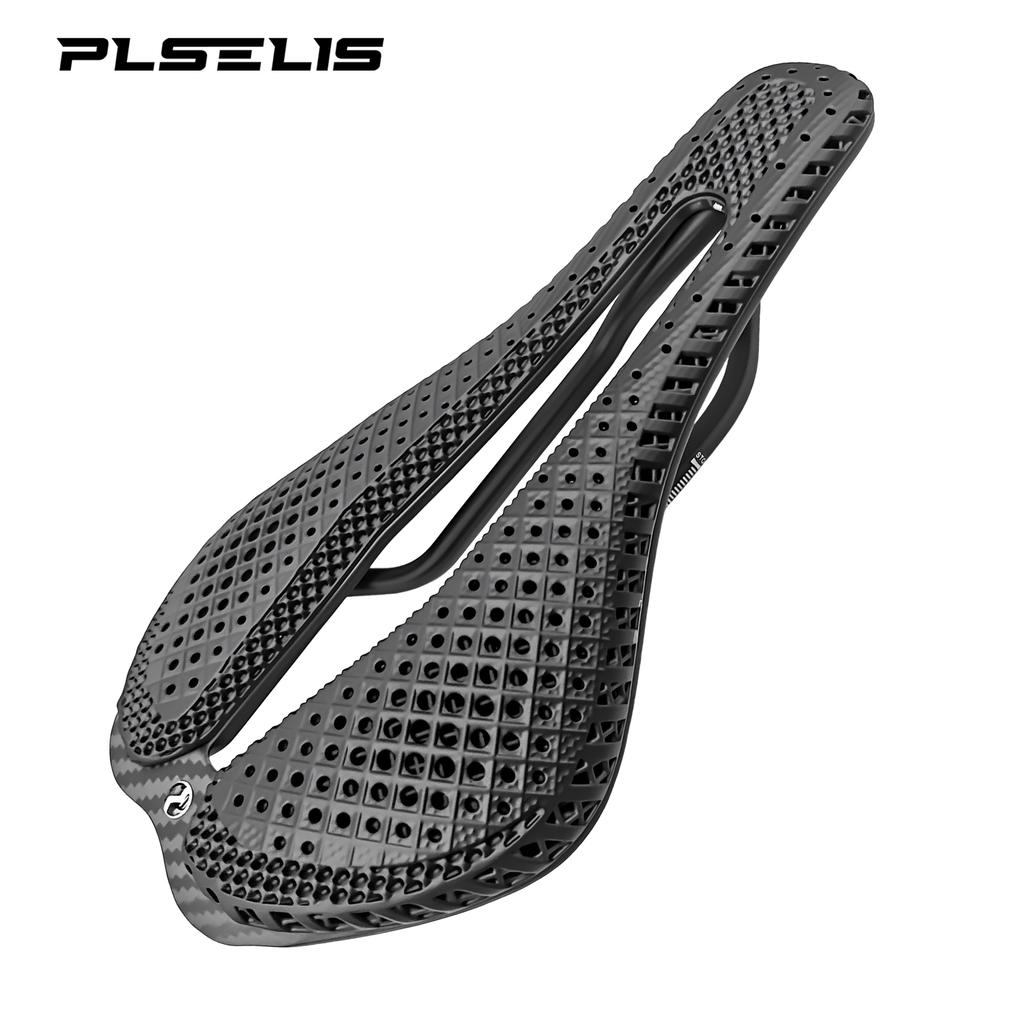 Plselis Road Bike Carbon Fiber Cushion Competitive Lightweight Cushion 3D Printing Integrated Hollow Design 145g