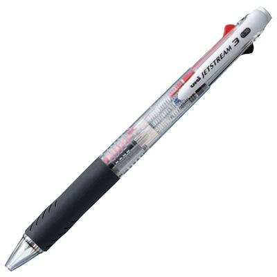 Трехцветная шариковая ручка Mitsubishi Pencil Jetstream 0,38 Прозрачная SXE3400381P