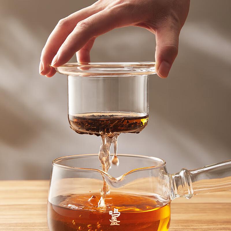 Mingzhan Glass Side Handle Teapot